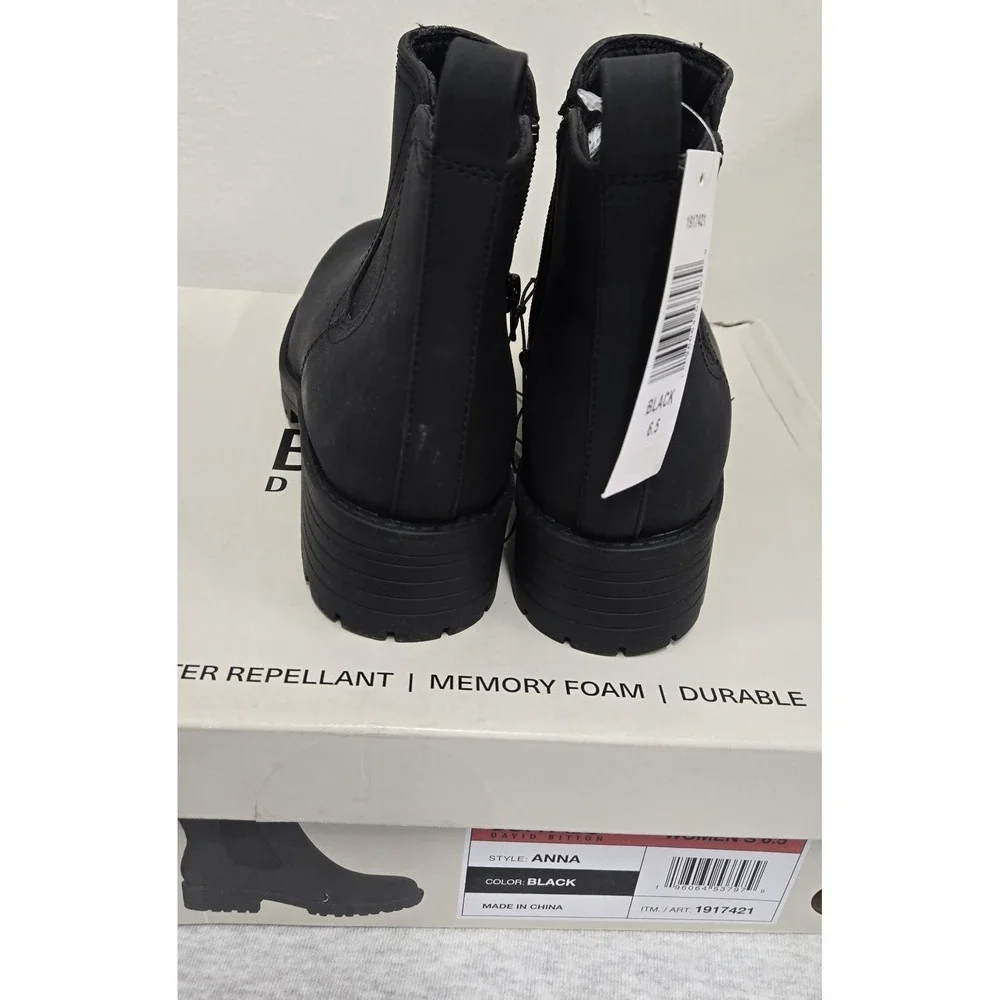 Black Buffalo Bitton water repellant, memory foam boots in US 6.5 #waterrepellan